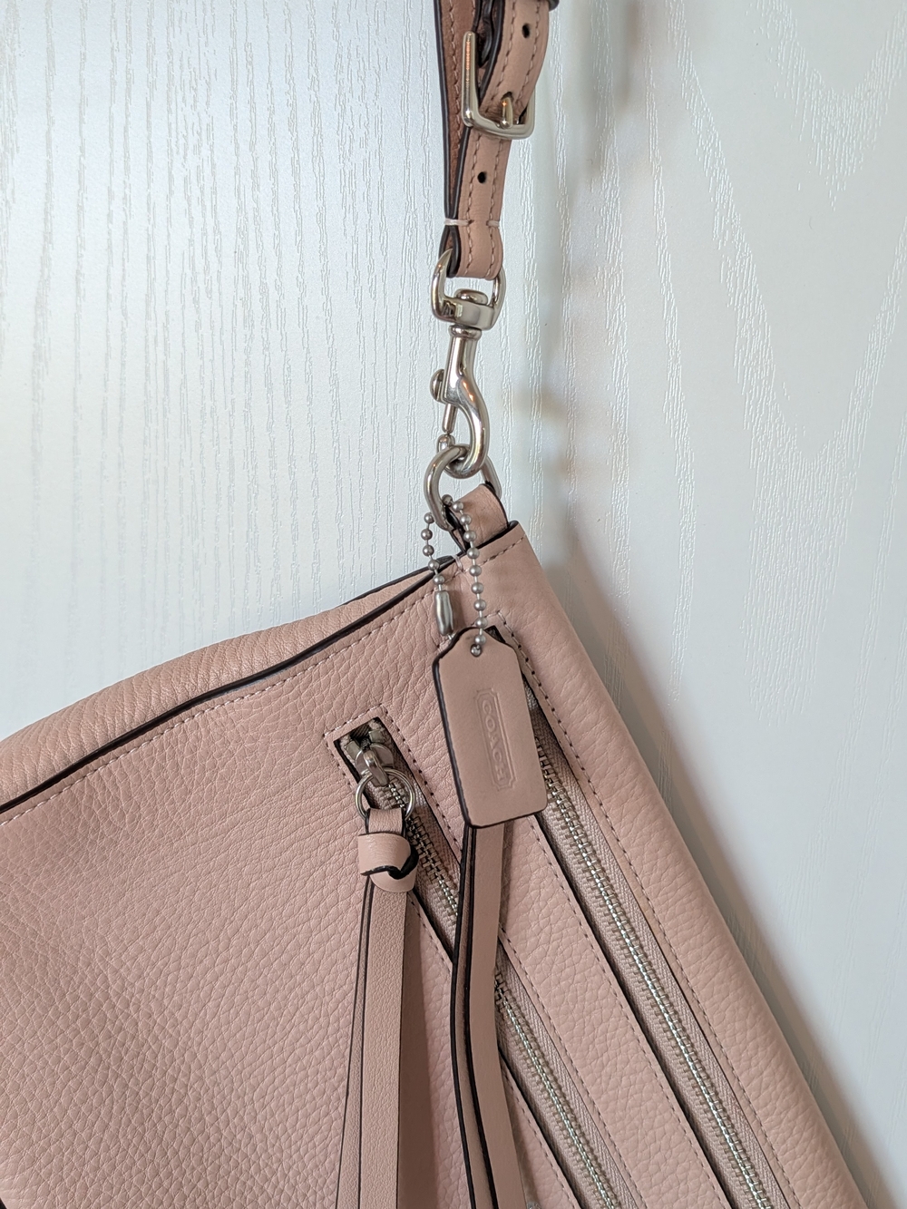 Coach Pink Oversized Wristlet Bag - Picture 3 of 6